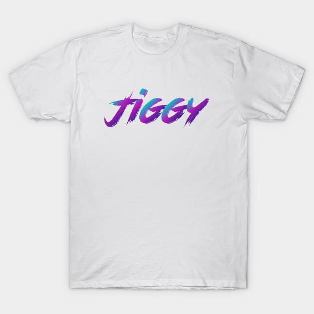 Jiggy 90s Slang With 90s Colors T-Shirt by The90sMall